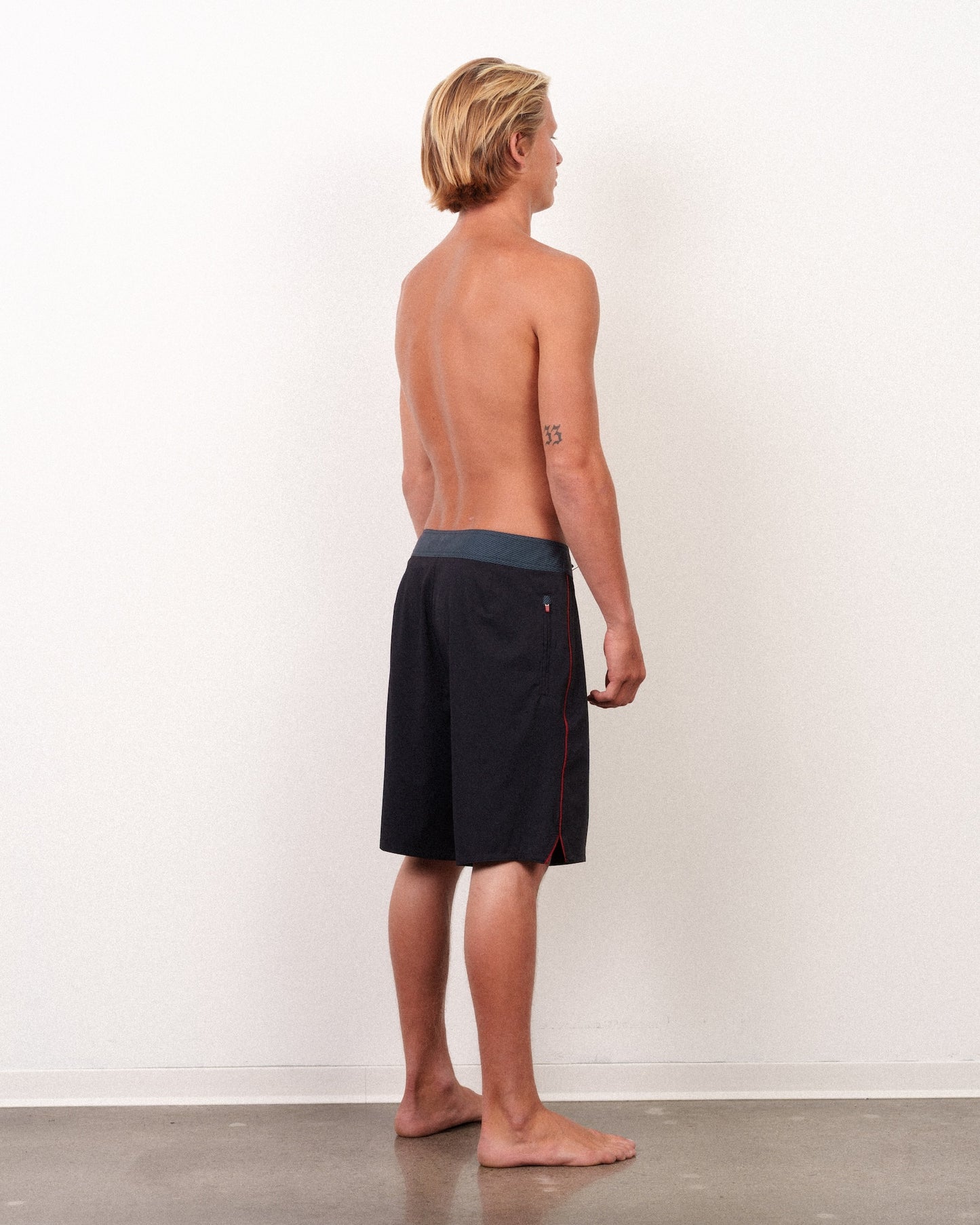 The Ripper Solid Boardshort Black