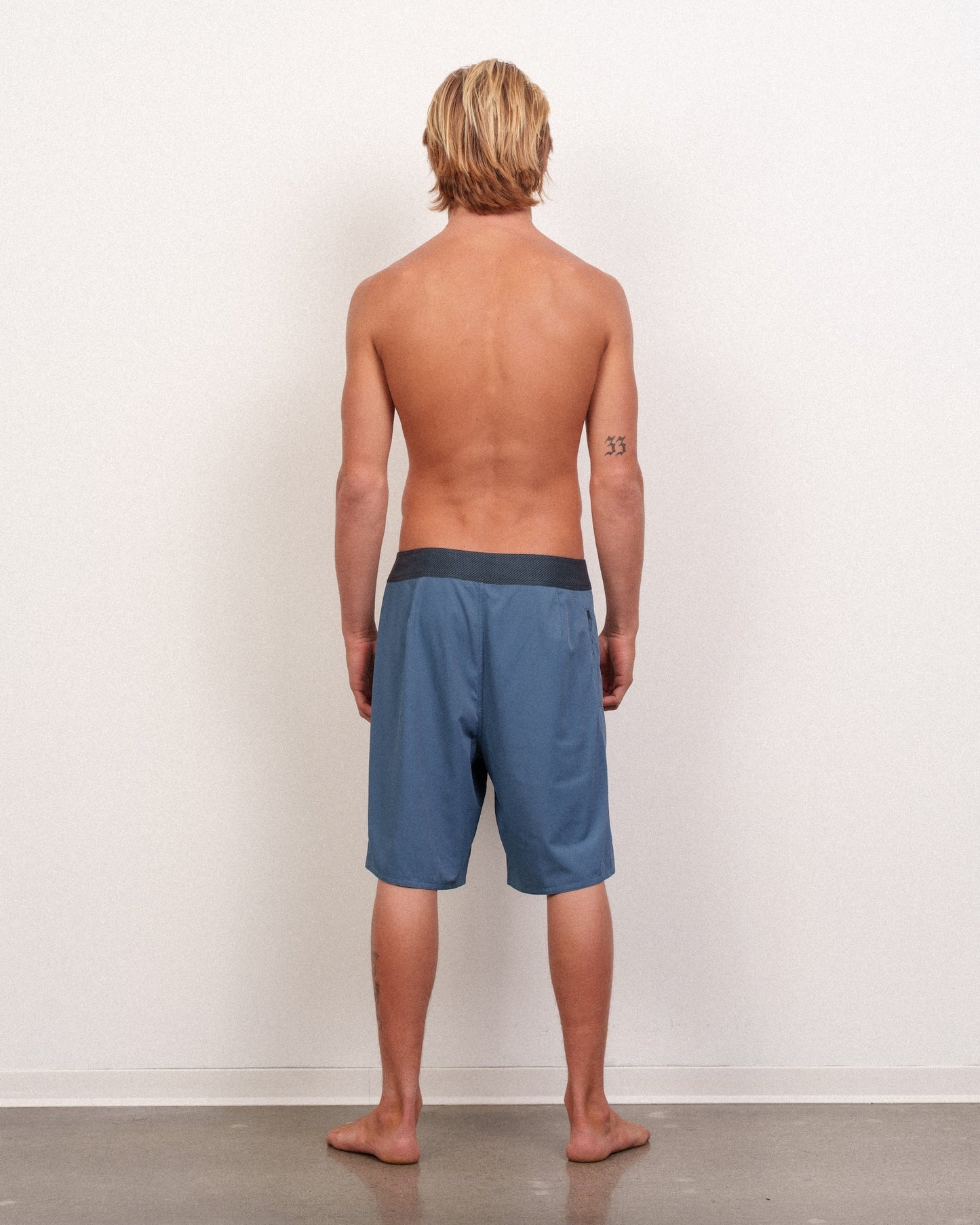 The Ripper Solid Boardshort Faded Indigo