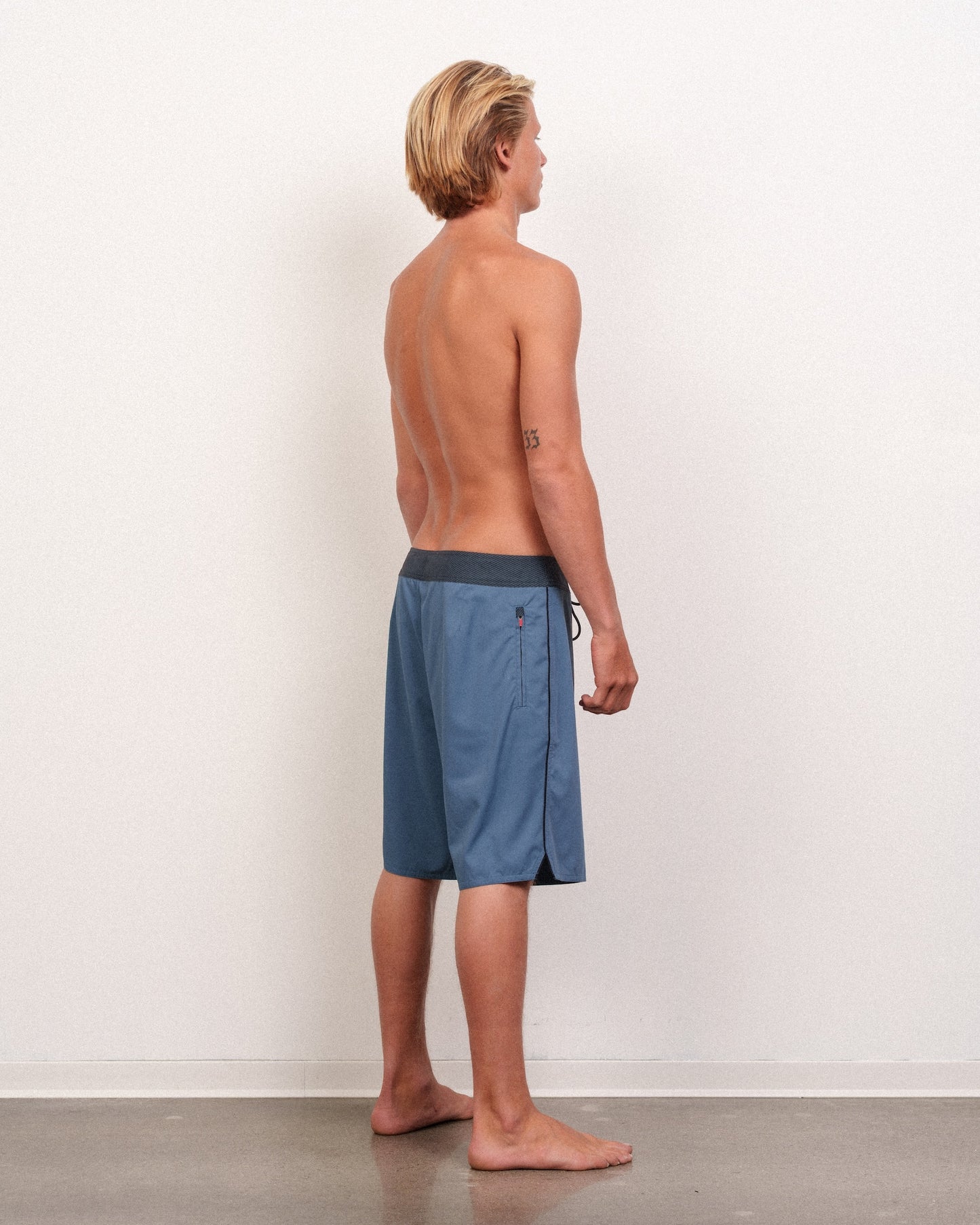 The Ripper Solid Boardshort Faded Indigo