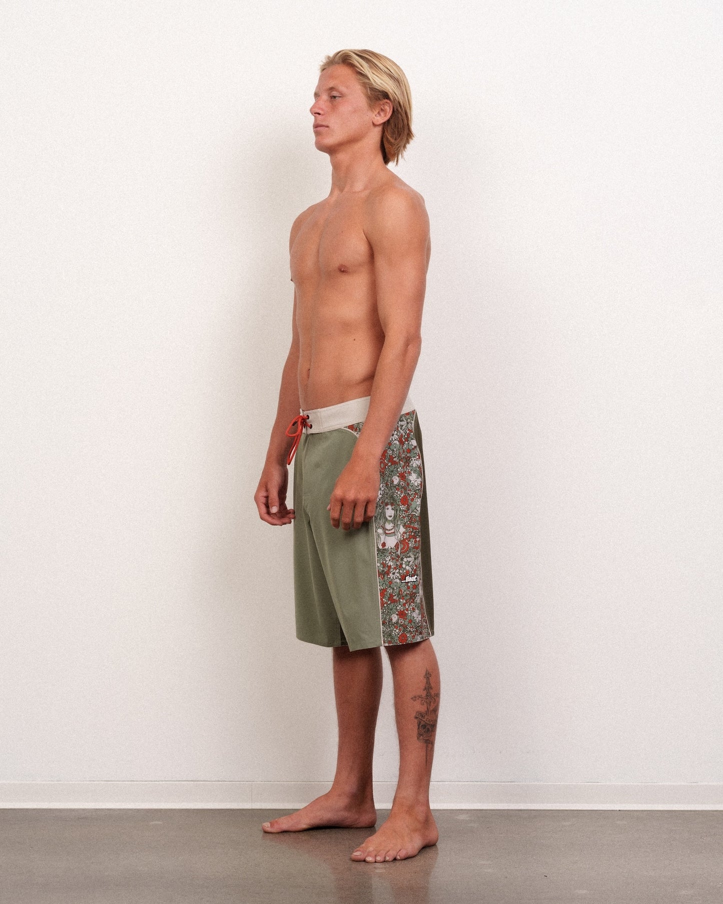 Garden Of Delight Boardshort Olive