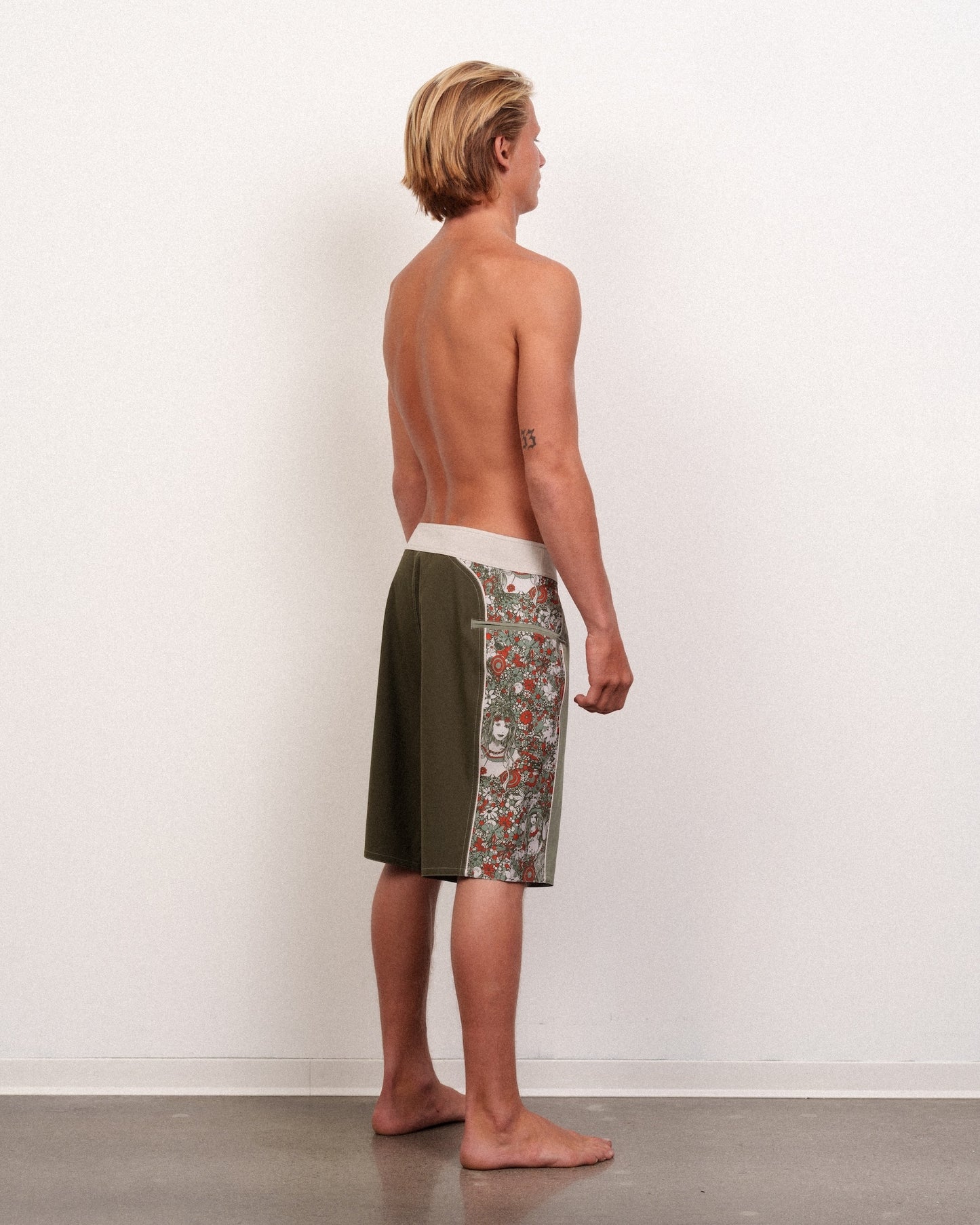 Garden Of Delight Boardshort Olive