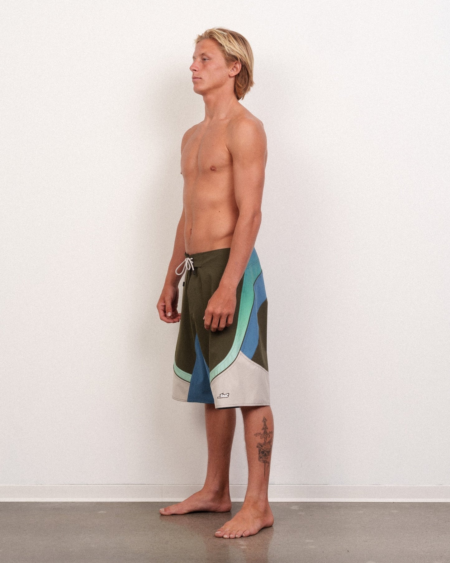 Hacked Boardshort Olive Drab