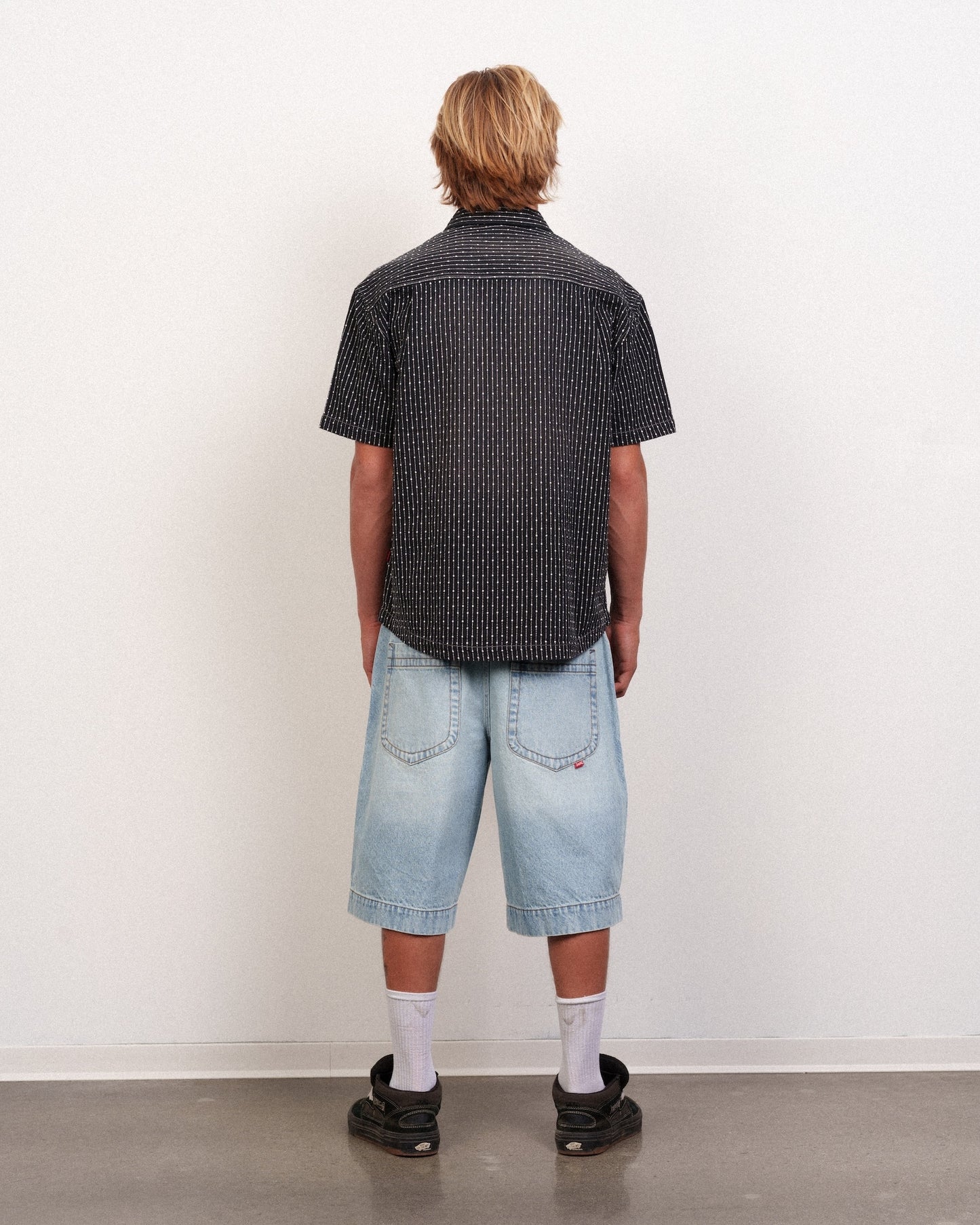 Gassed Woven Black / Natural