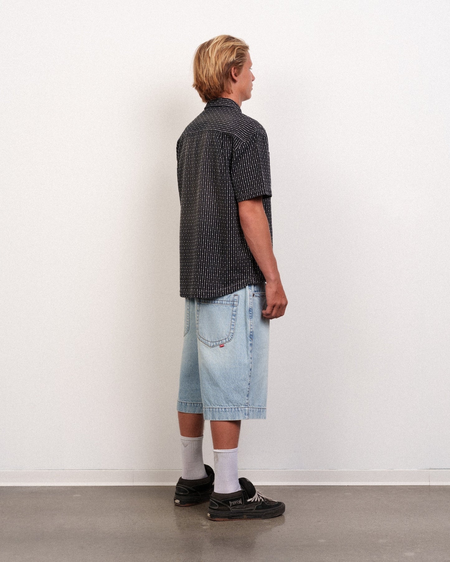 Gassed Woven Black / Natural