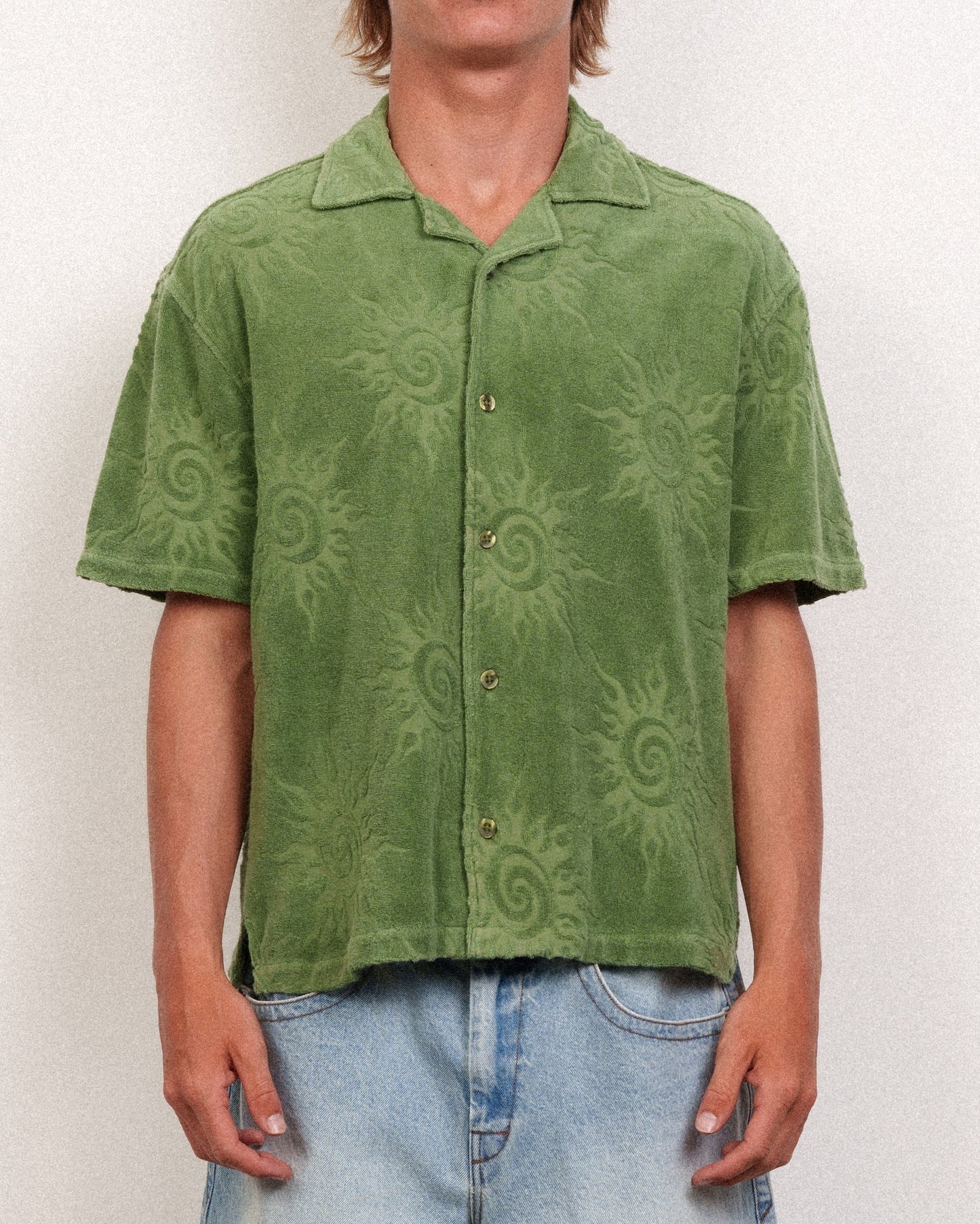 Ka La Jacquard Woven Green Tea