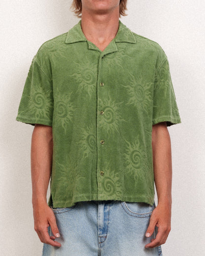 Ka La Jacquard Woven Green Tea