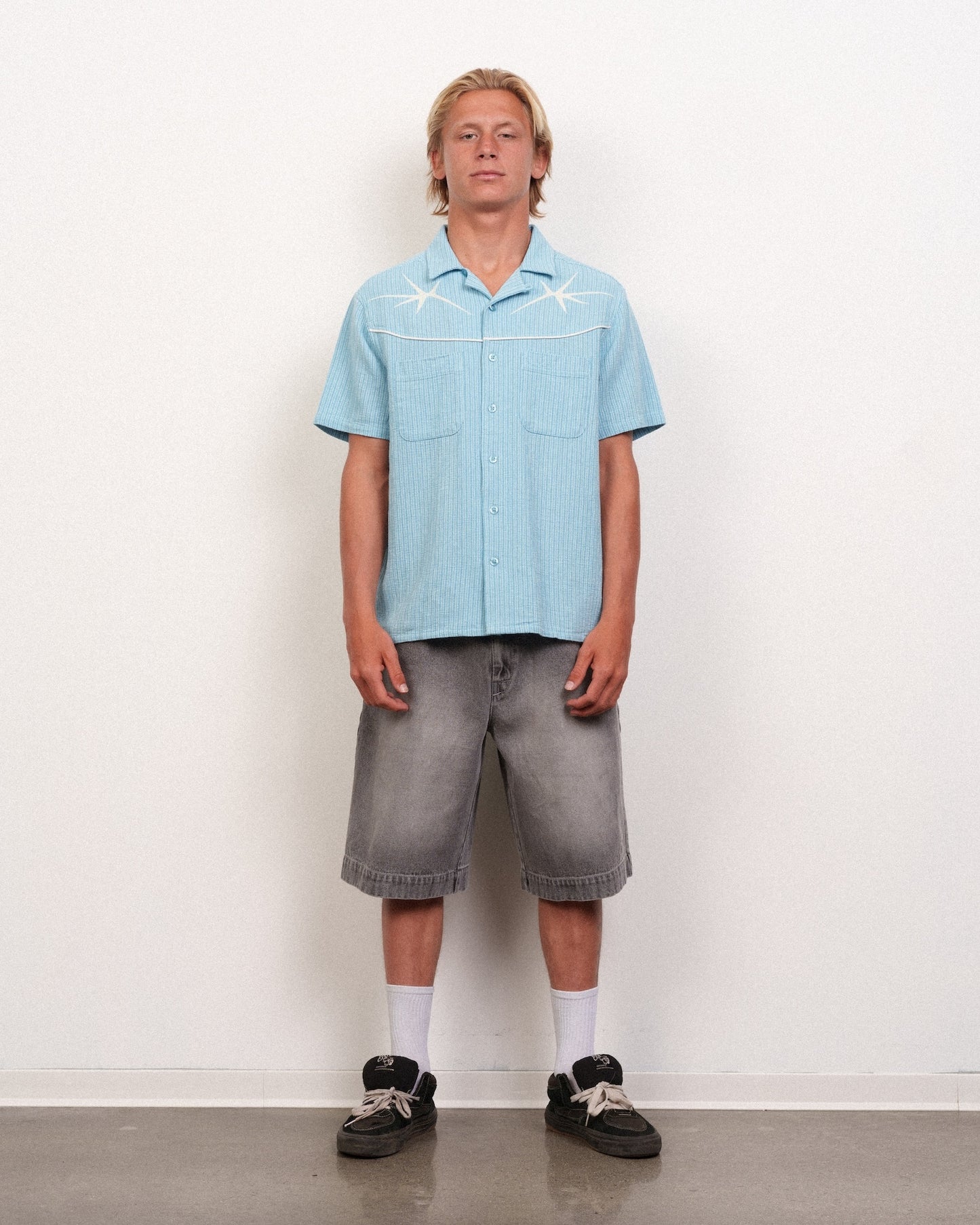 Blast Woven Light Blue