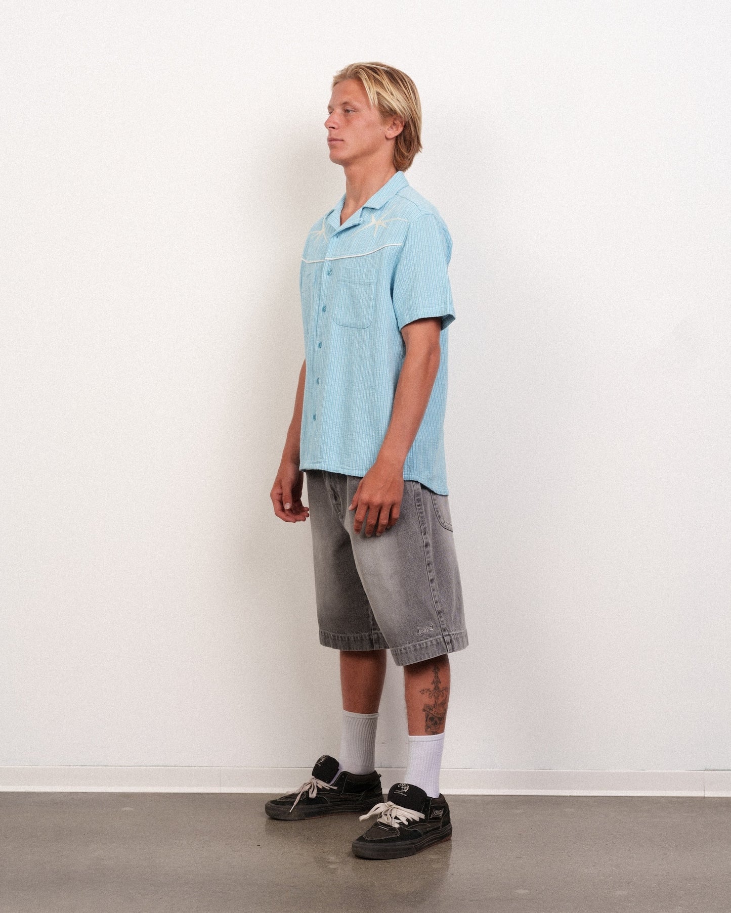 Blast Woven Light Blue