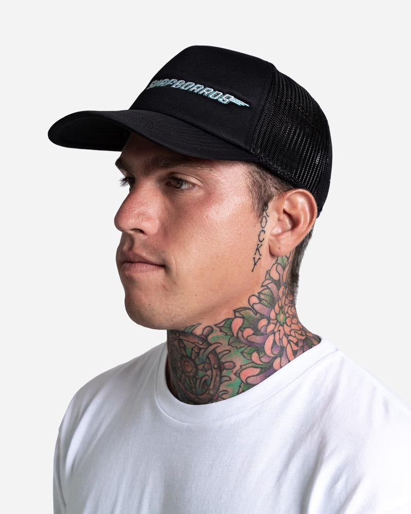 Lost Surfboards Trucker Vintage Black