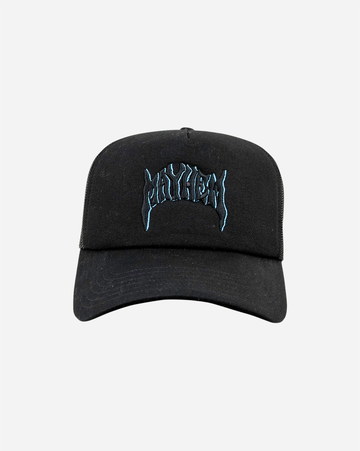 Mayhem Embroidered Trucker Black