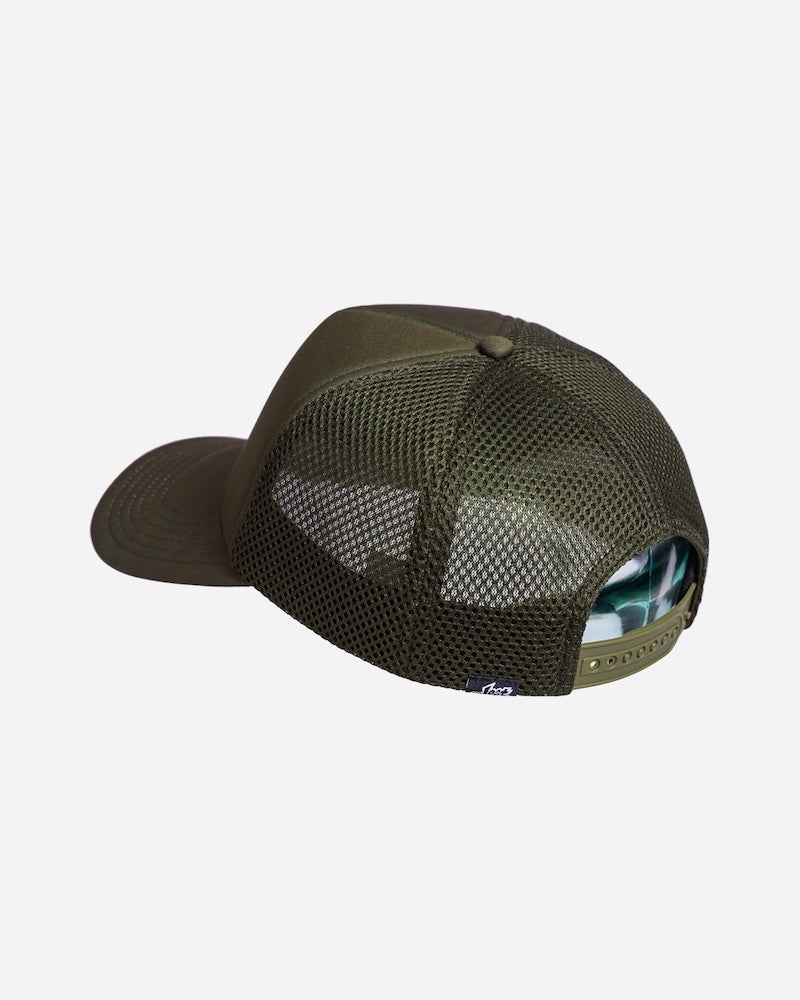 Lightning Mayhem Trucker Dark Military Green