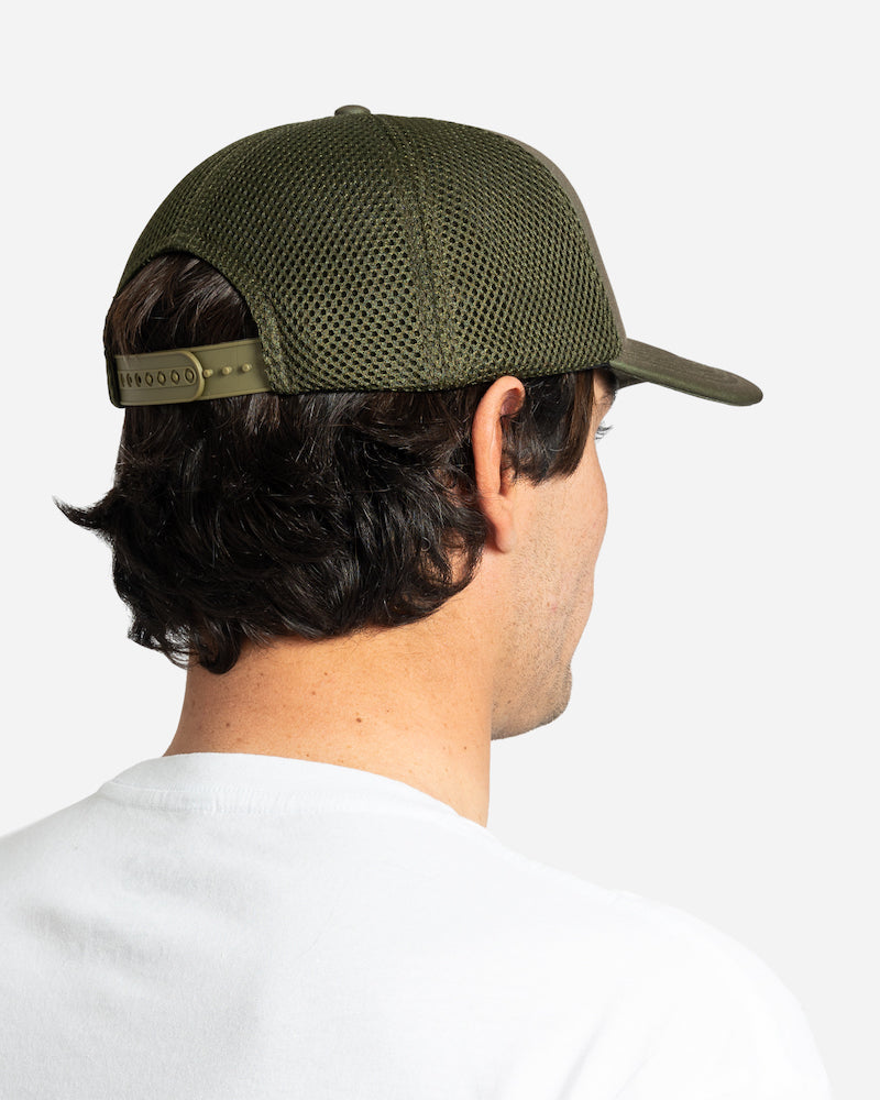 Lightning Mayhem Trucker Dark Military Green