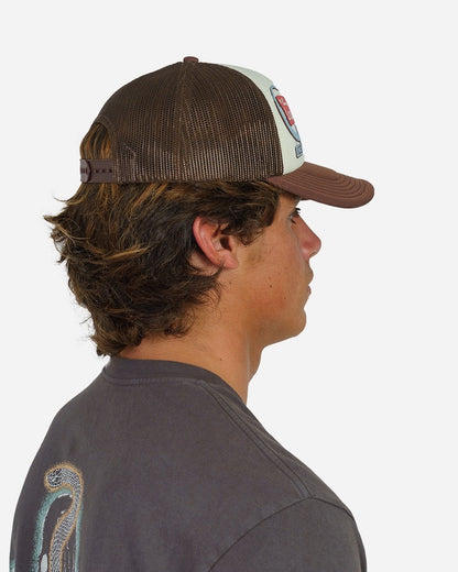 Lost City Trucker Hat Brown