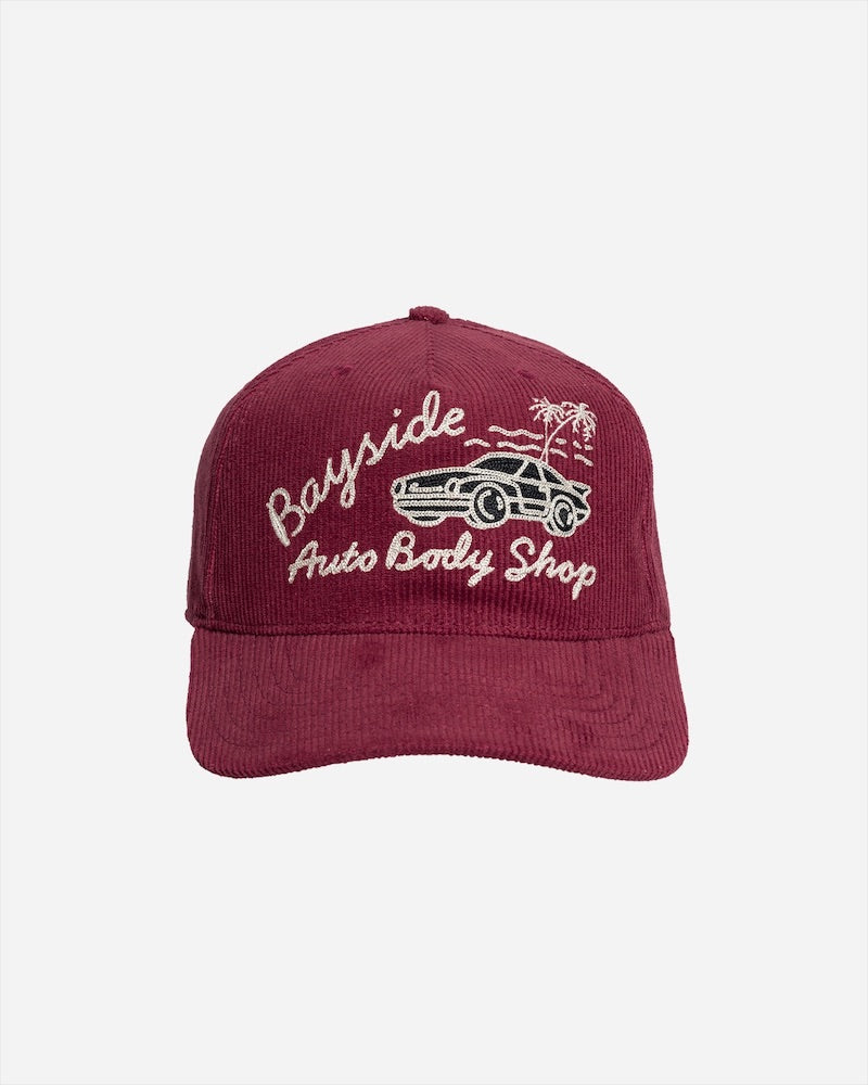 Bayside Auto Strapback Dark Maroon