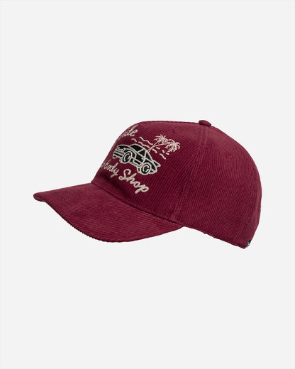 Bayside Auto Strapback Dark Maroon