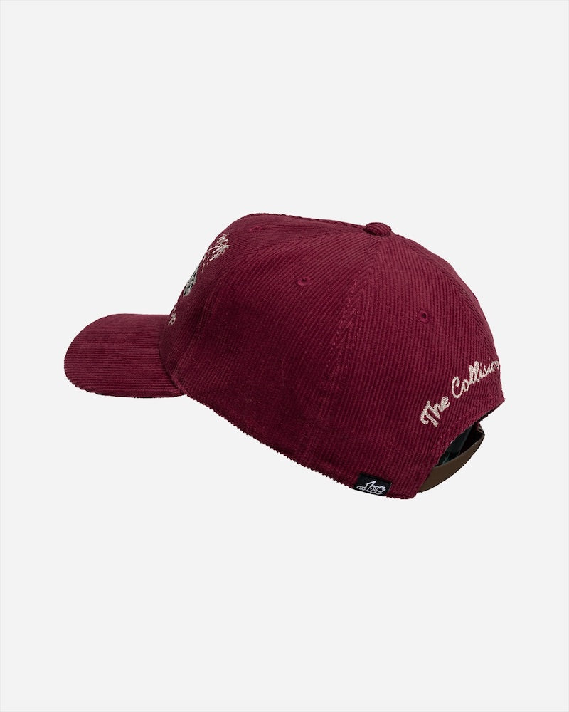 Bayside Auto Strapback Dark Maroon