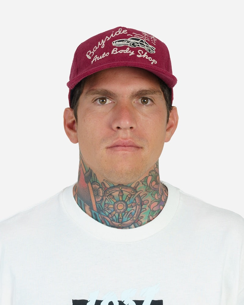 Bayside Auto Strapback Dark Maroon