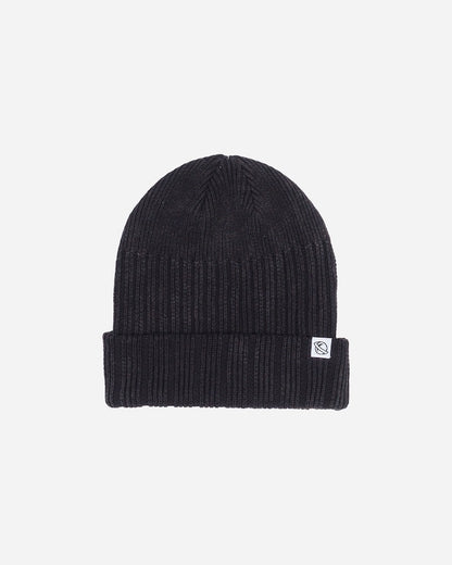Slacker Beanie Black Pinstripe