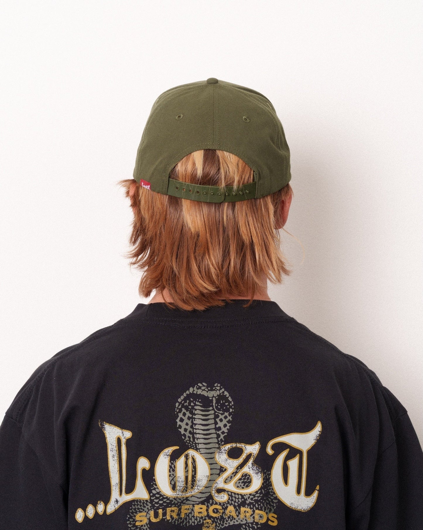 Crown Logo Snapback Dark Olive