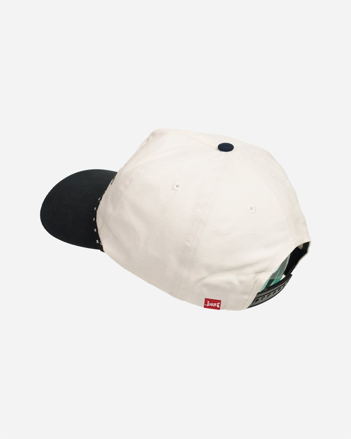 Lost Mayhem Text Snapback White