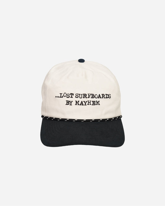 Lost Mayhem Text Snapback White