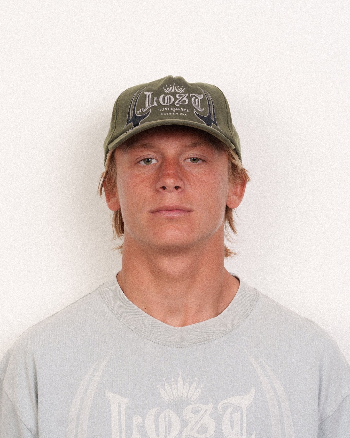 Fang Snapback Washed Olive