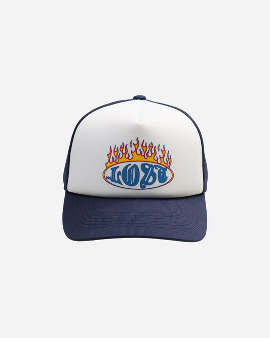 Flamer Trucker Navy / White