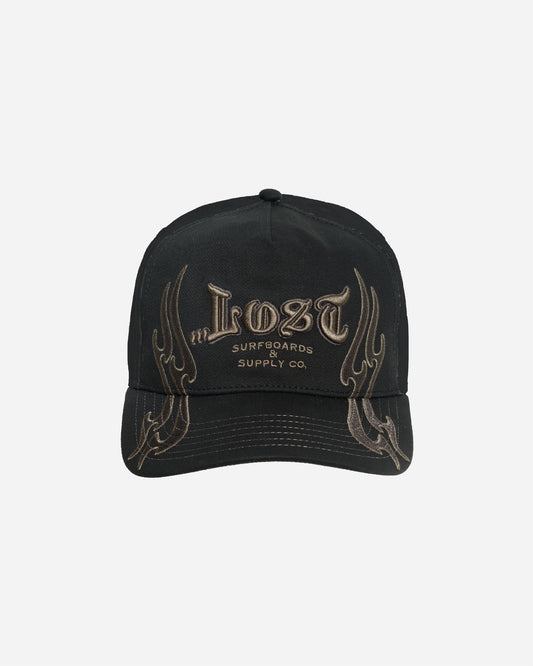 Crowned Snapback Black