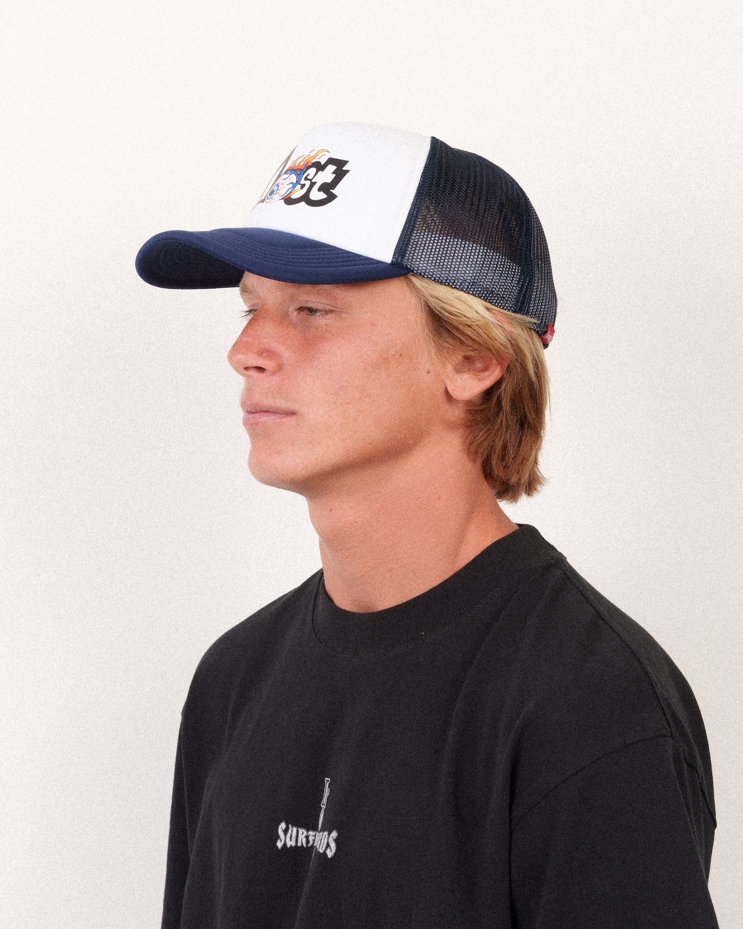 Eyeball Lam Trucker Navy