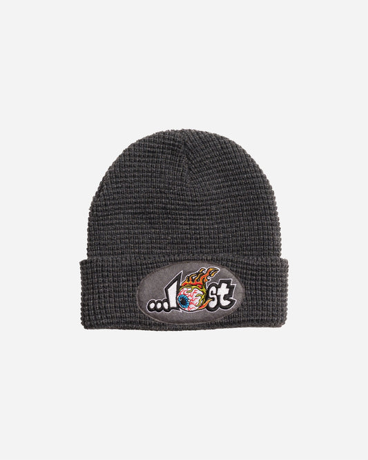 Flamin Eyeball Beanie Charcoal