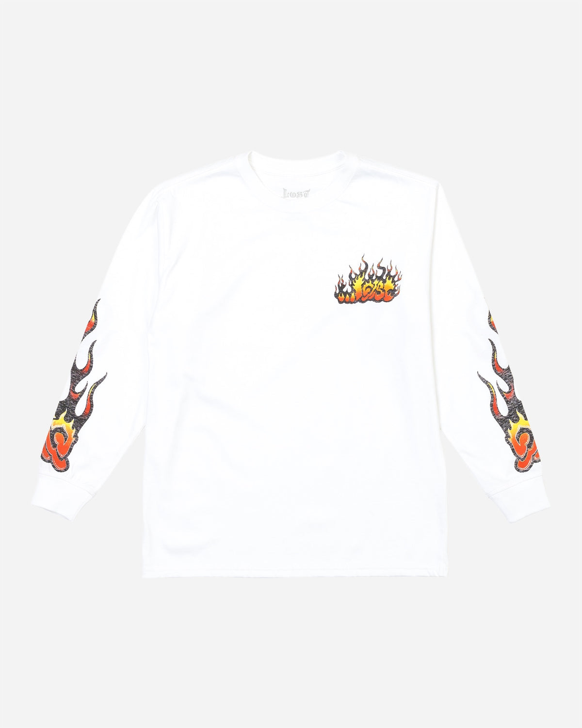 Youth Flame Lam Long Sleeve Te White