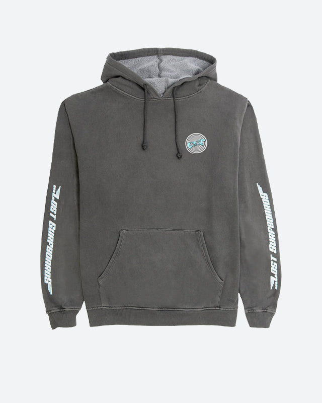 Lost Surfboards Hoodie Vintage Black
