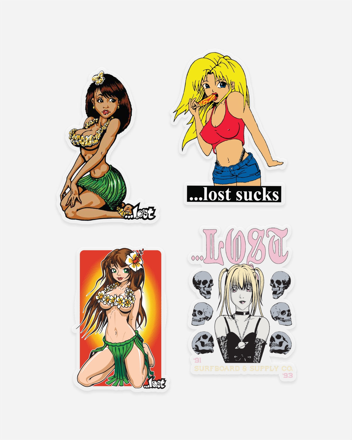 ...Lost Girls Sticker Bundle