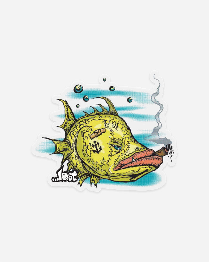 Grumpy Grouper Sticker