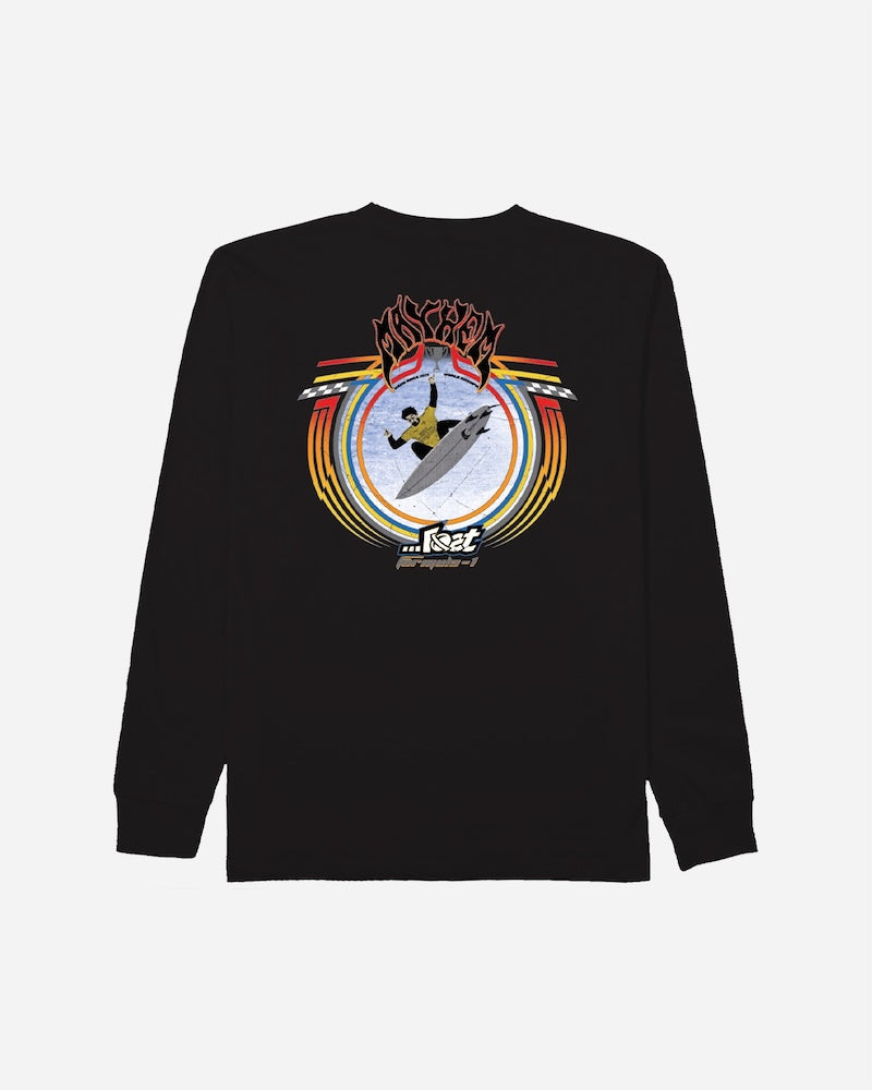 Formula-1 Mayhem Long Sleeve Tee Black