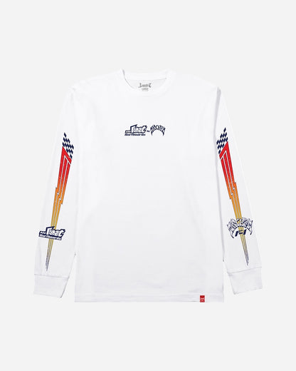 Formula-1 Mayhem Long Sleeve Tee White