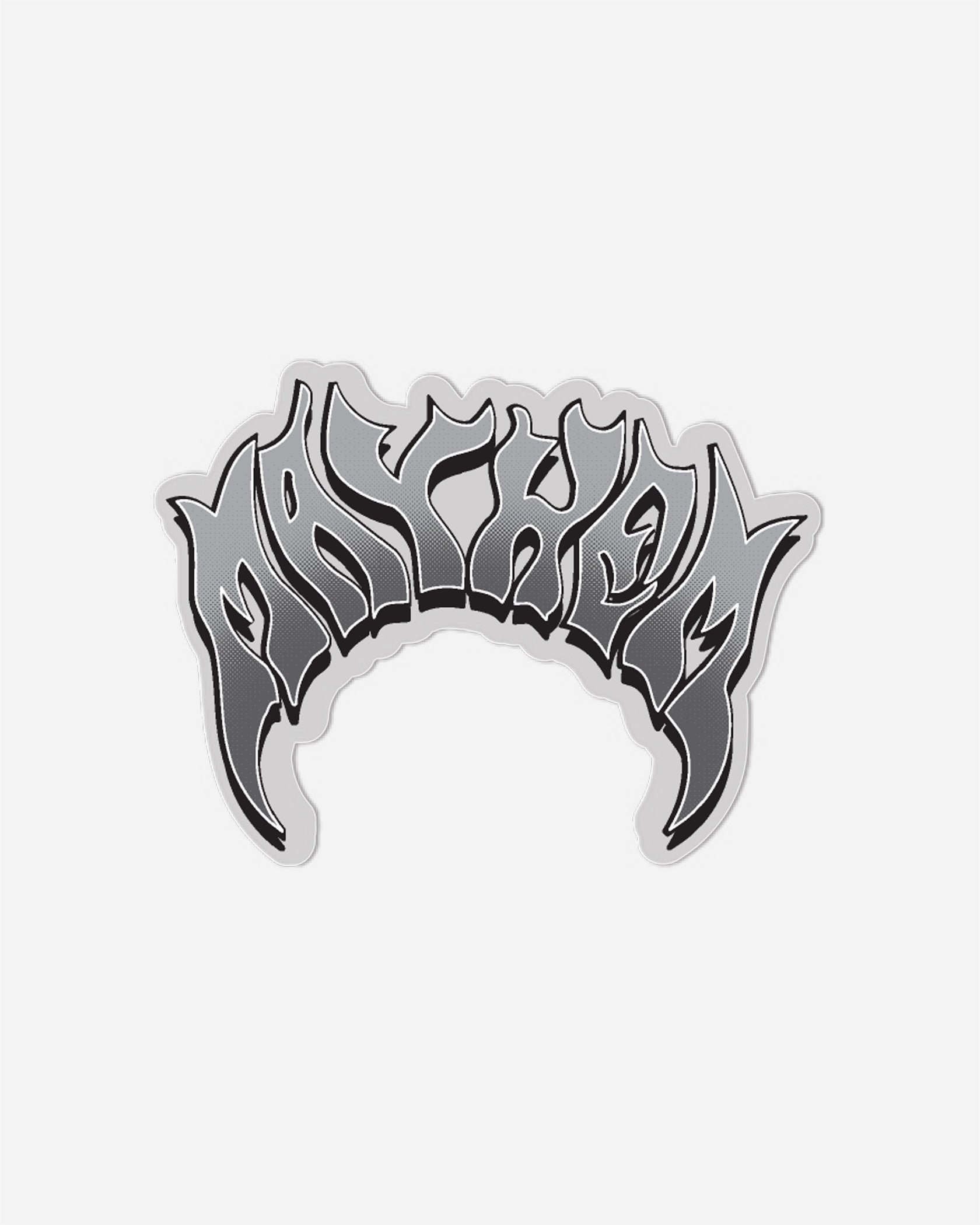 Mayhem Fade Grey Sticker – Lost Enterprises