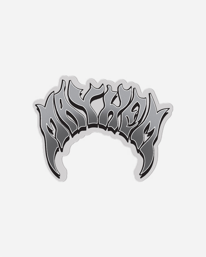 Mayhem Fade Grey Sticker