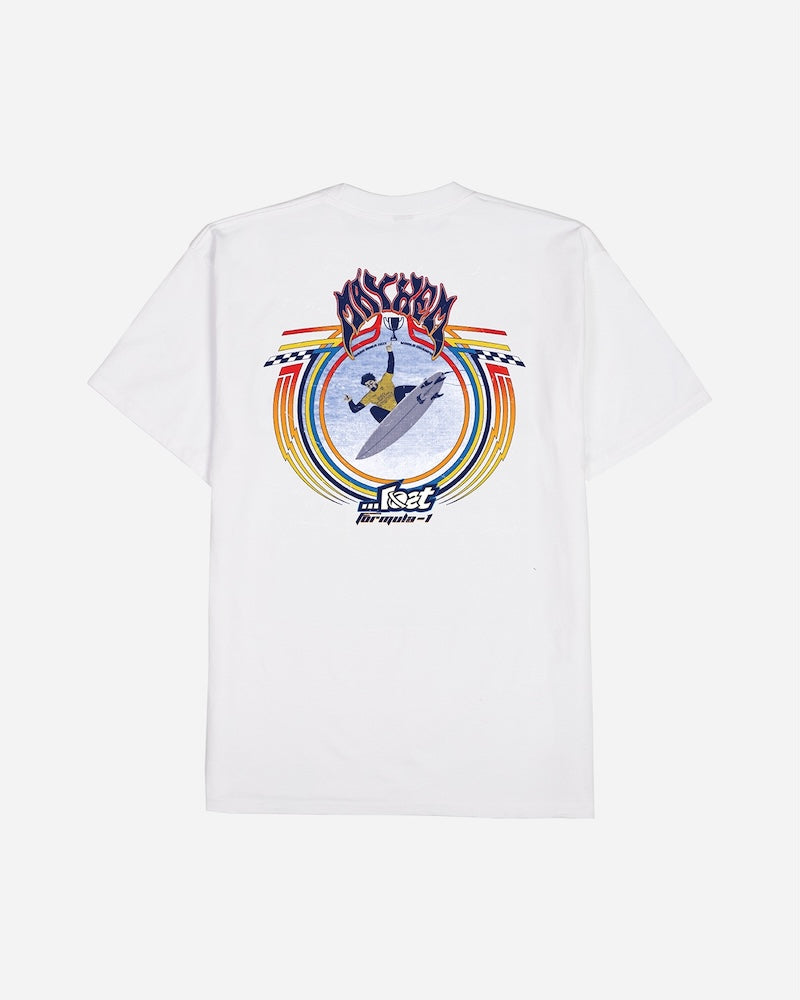 Formula-1 Mayhem Tee White