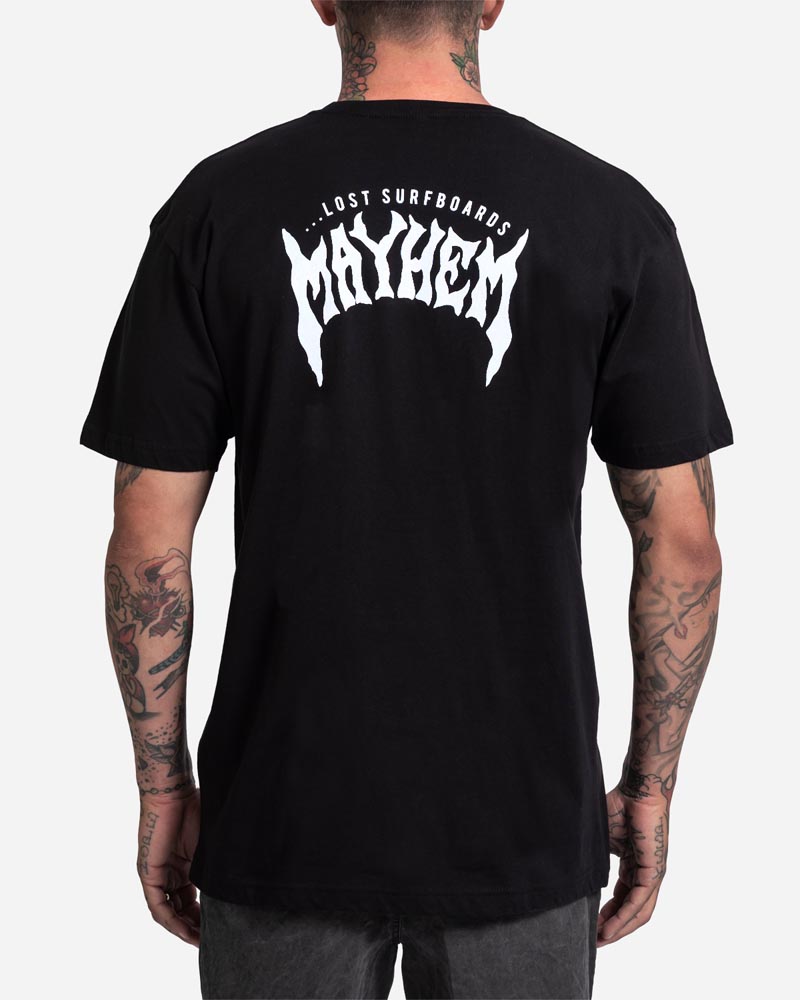 Mayhem Designs Tee Black - Lost Enterprises